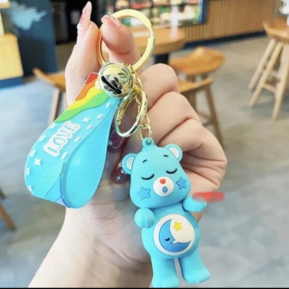 Care Bear Key Chain Key Ring Bedtime Bear